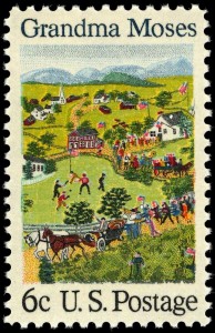 GrandmaMosesStamp1969-public-domain