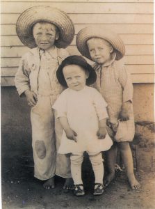 1917 circa_Brooks boys_Joe, Wilson, Steve_circa 1917