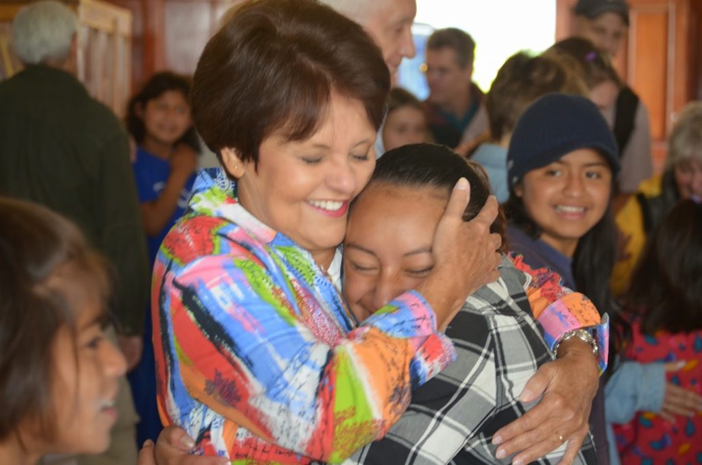 Phyllis Nichols ministering in Guatemala